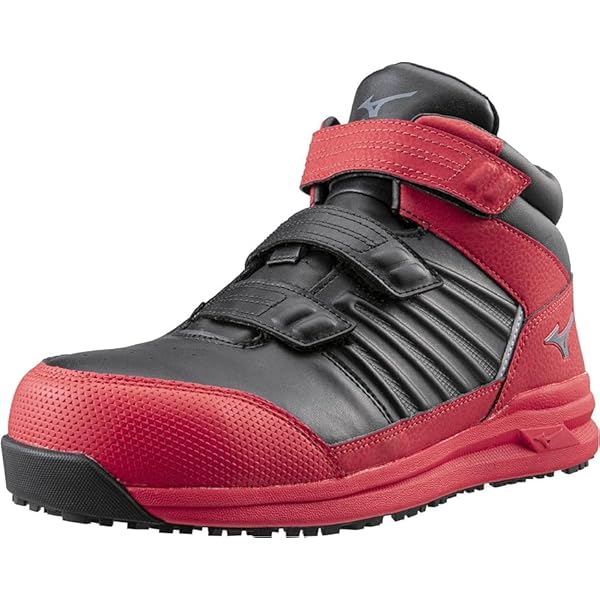 Mizuno 安全靴 ハイカット 26.5 cm Mizuno レッド ハイカット安全靴 26.5cm 安全靴 ミズノ オール